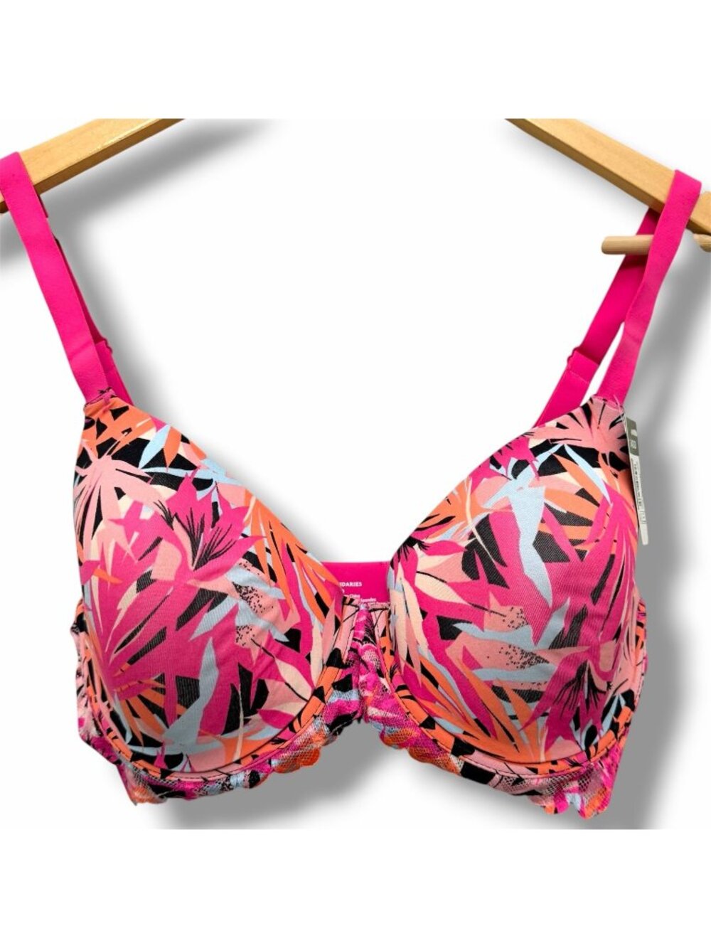 Flex Wire T-Shirt Bra with Stretch Cup 34DD